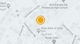 the point on the Bangalore's map