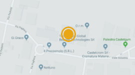 the point on the Milan's map